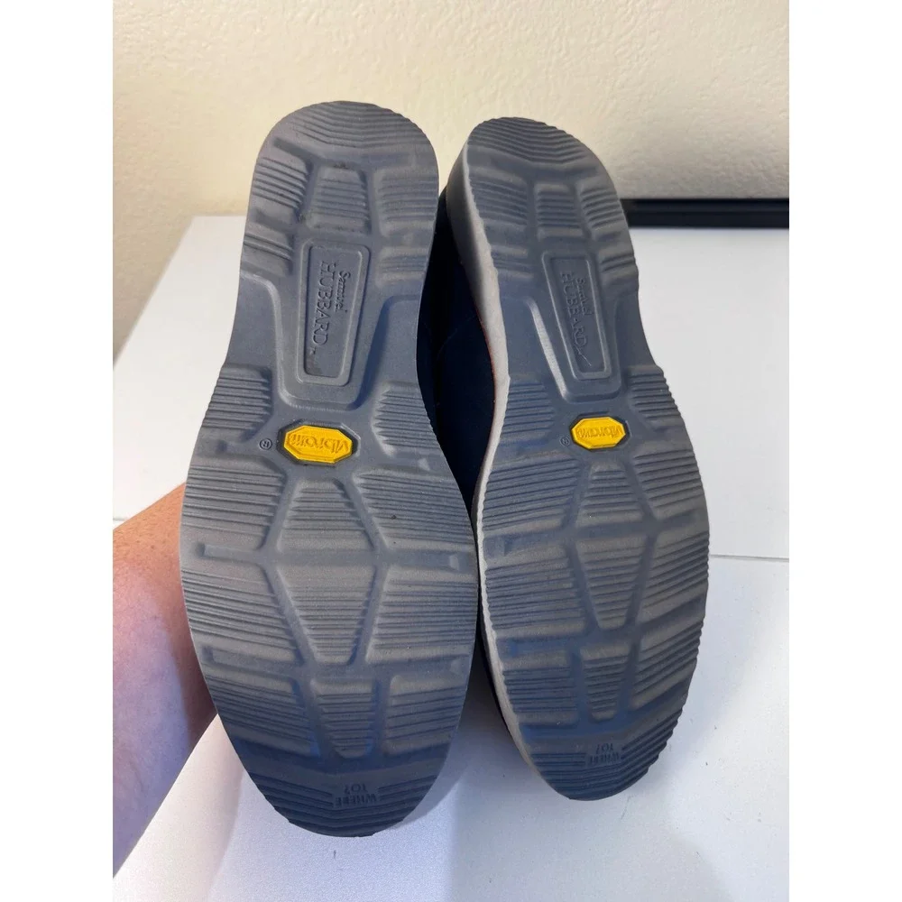 Samuel Hubbard Bucks Oxford Mens Size 9.5 Navy Blue Nubuck Vibram‎ Sole